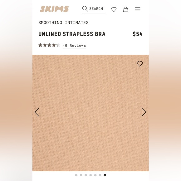 *New With Tags* SKIMS - Smoothing Intimates, Strapless Bra - Picture 6 of 7
